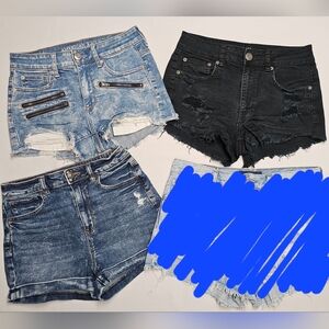 Lot of jean shorts, American Eagle